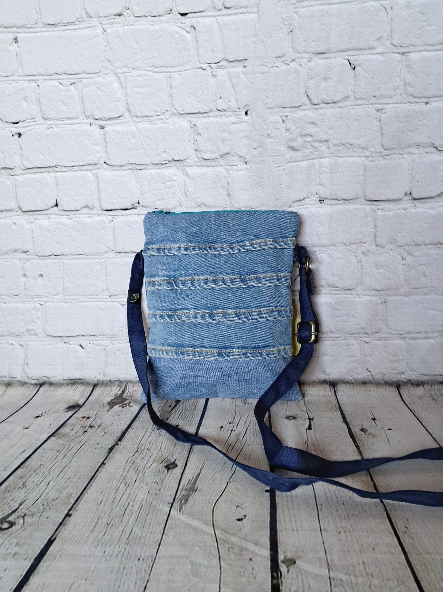 Bolso bandolera de vaqueros reciclados - lucandlia