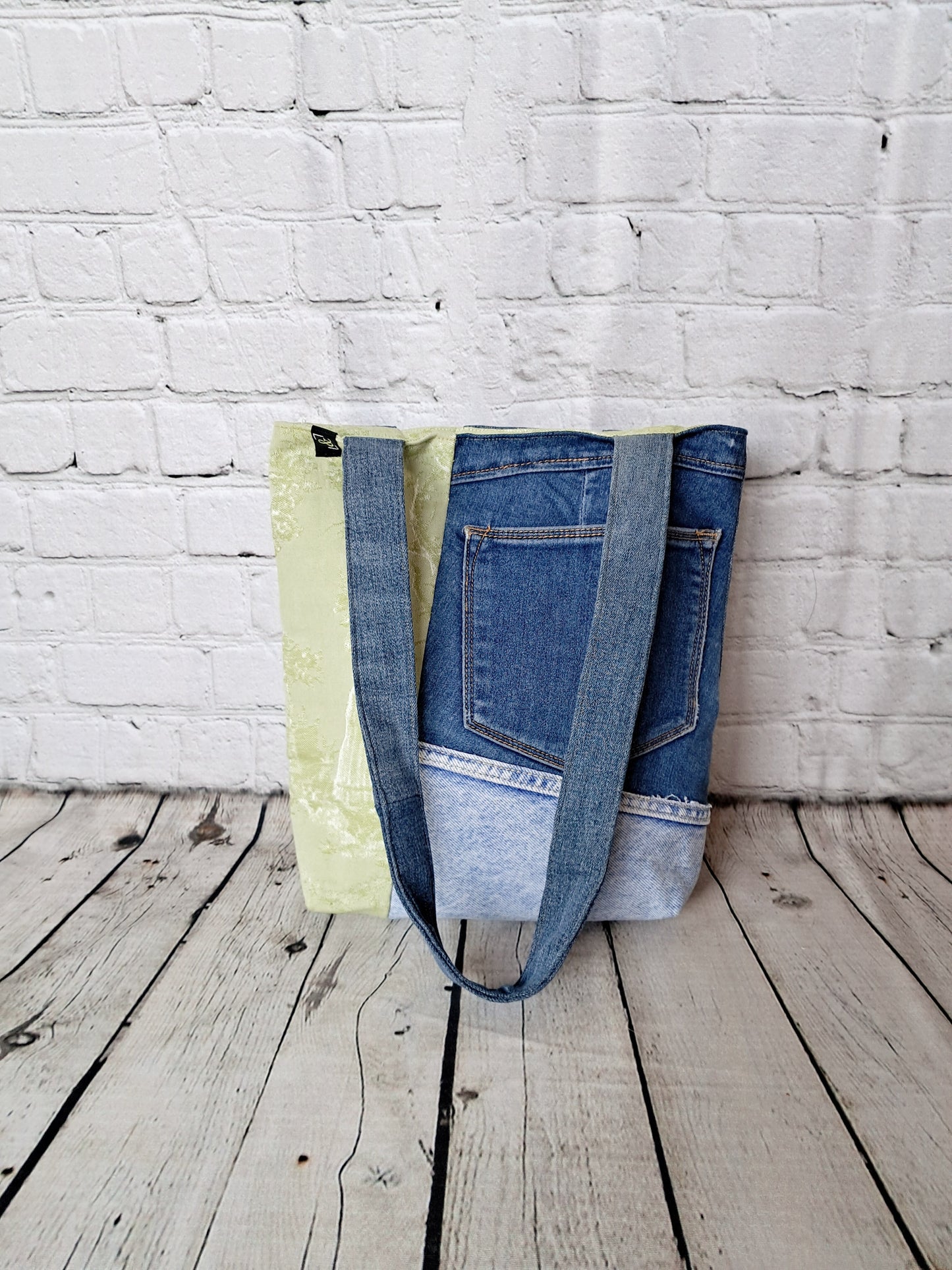 Bolso tote de vaqueros reciclados