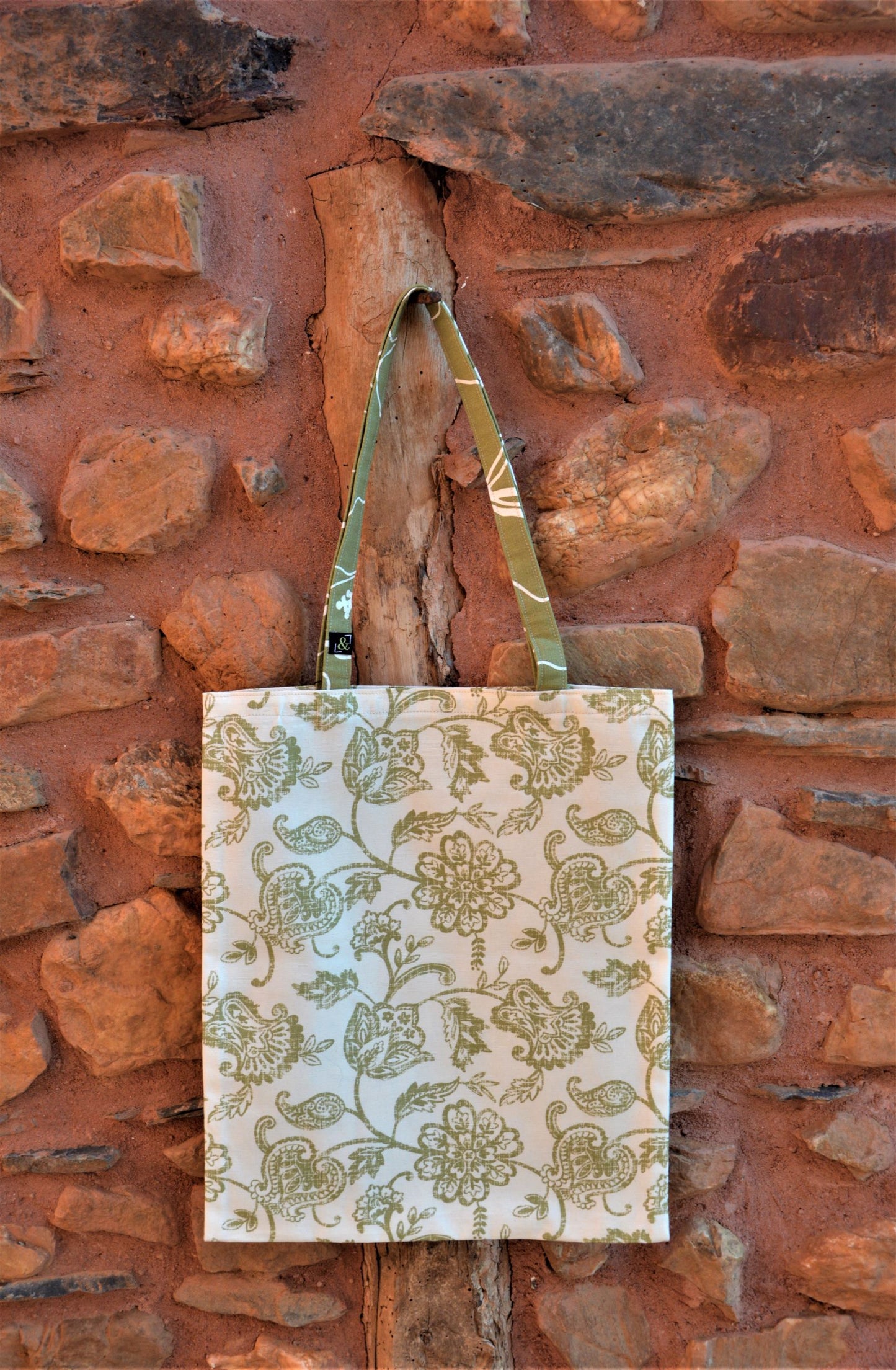 Tote multiusos estampado con flores