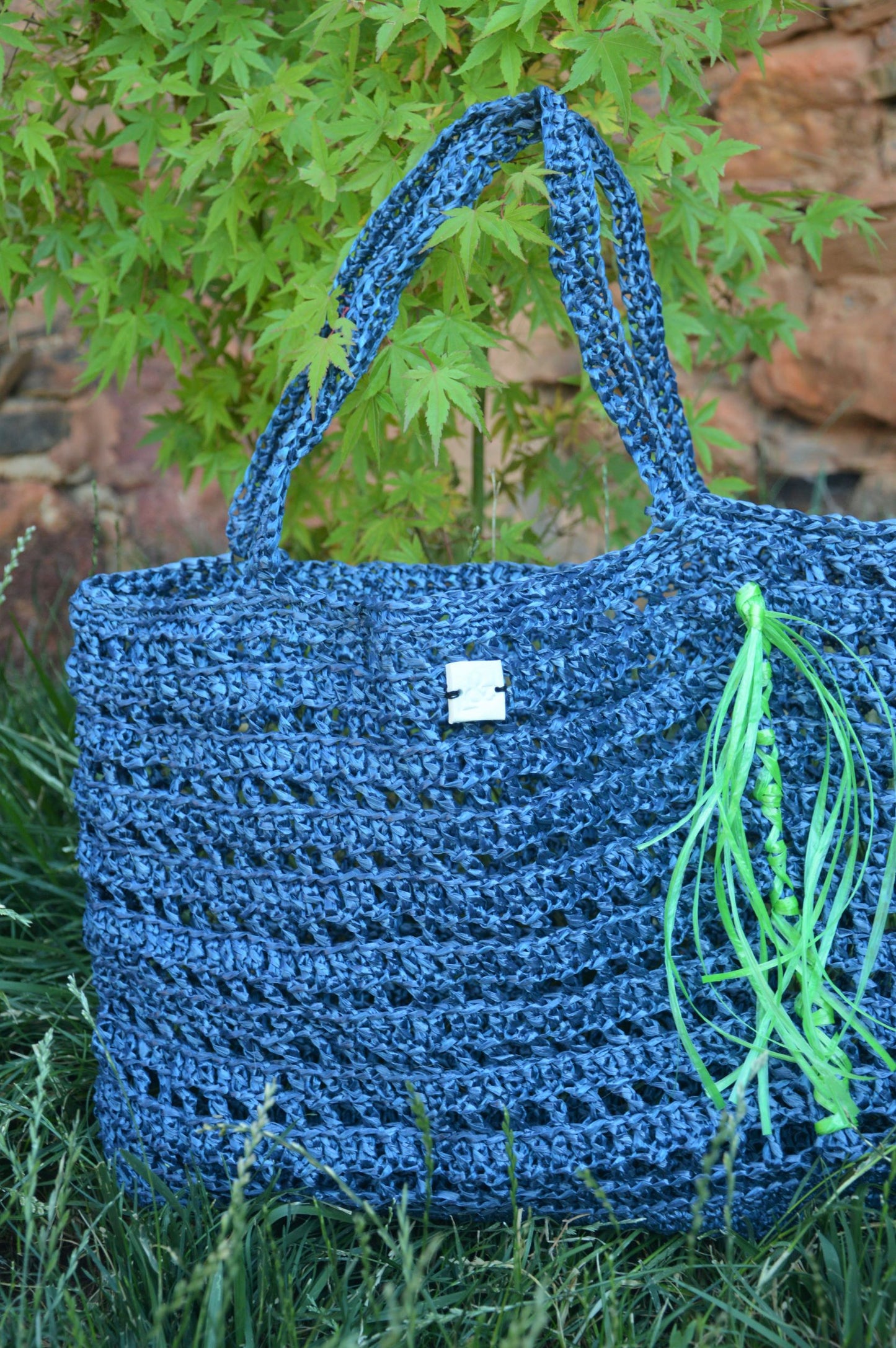 Bolso rafia para la playa - lucandlia