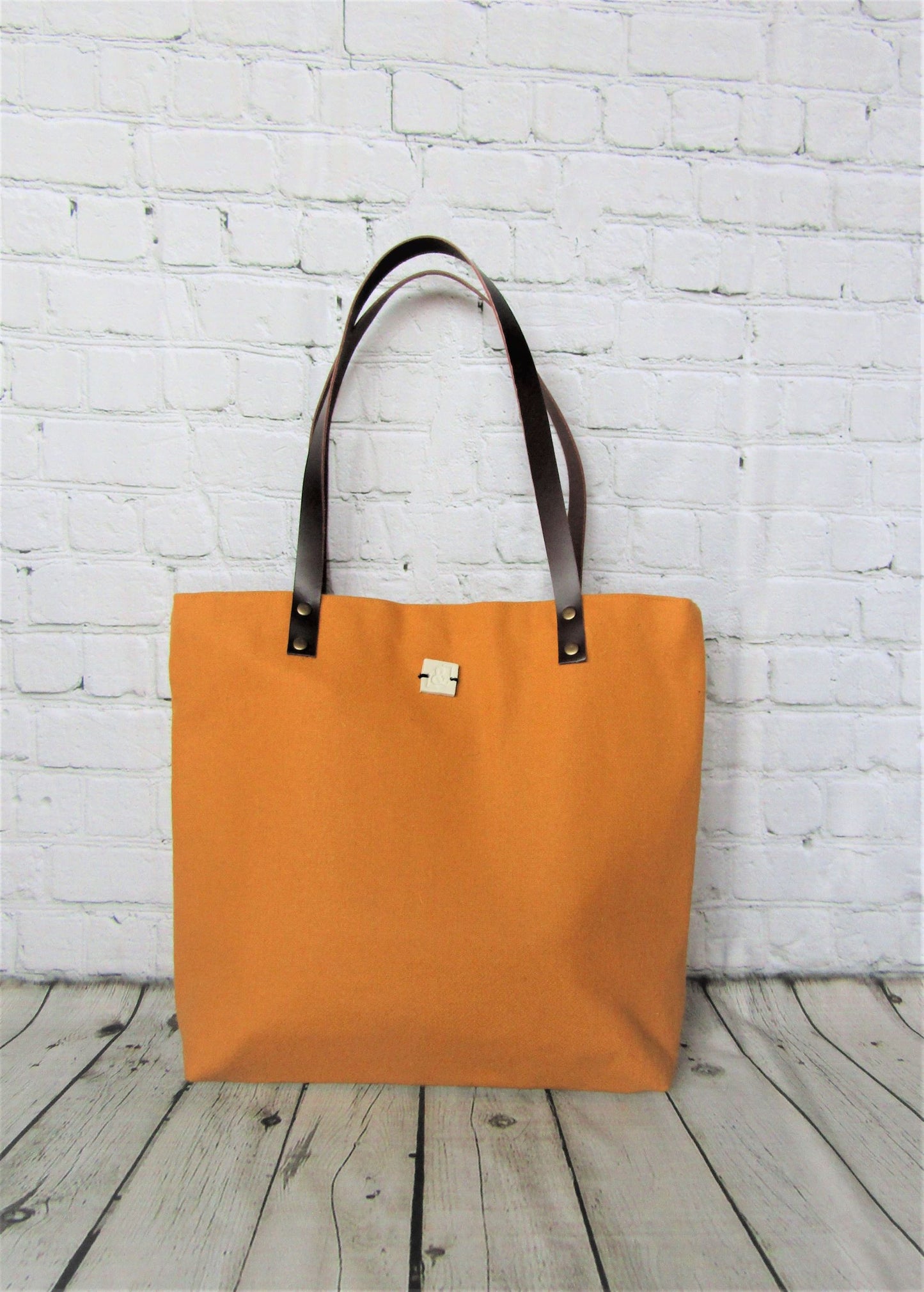 Bolso shopper mostaza MONTECARLO