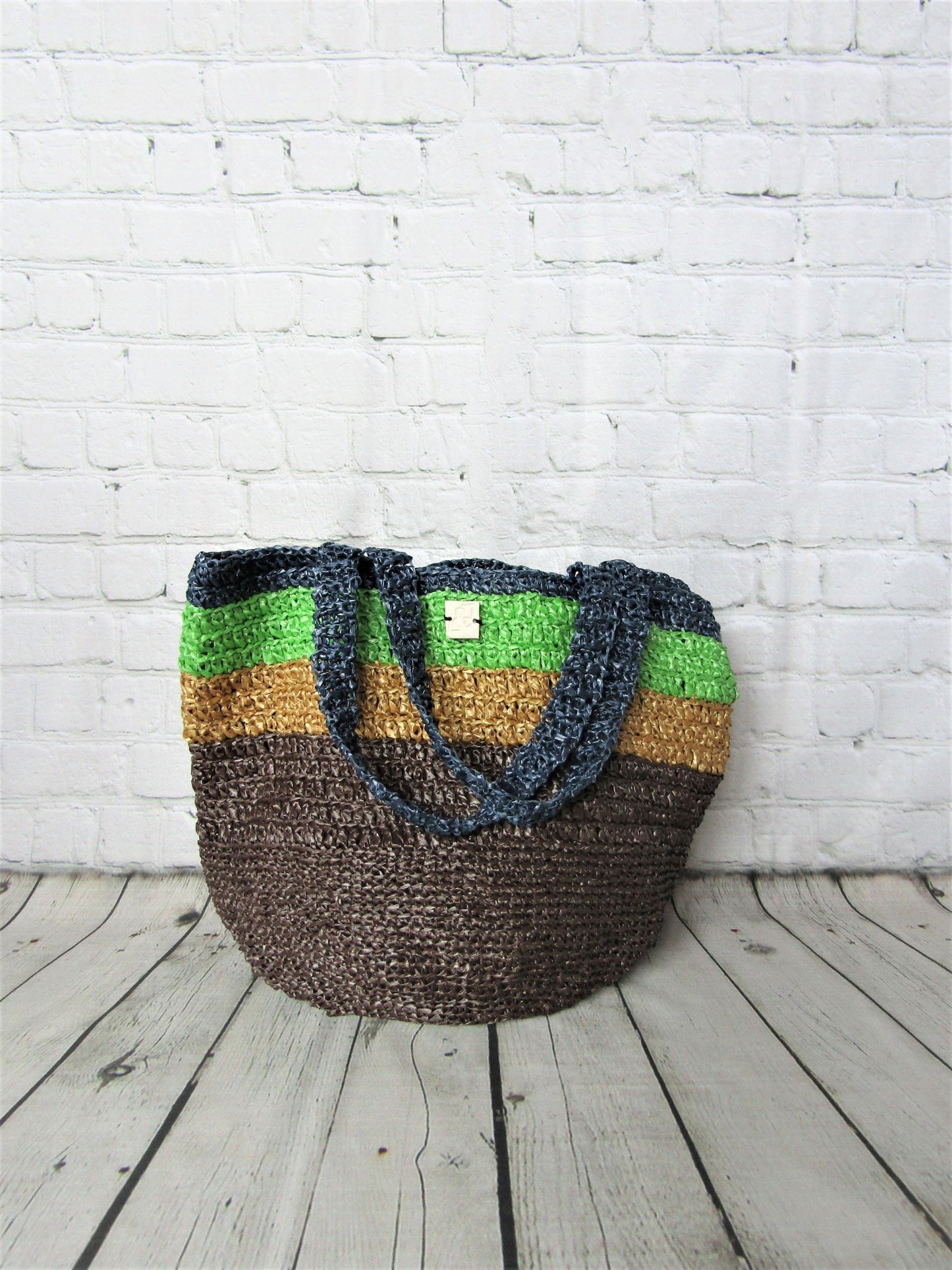 Bolso rafia ARCOIRIS