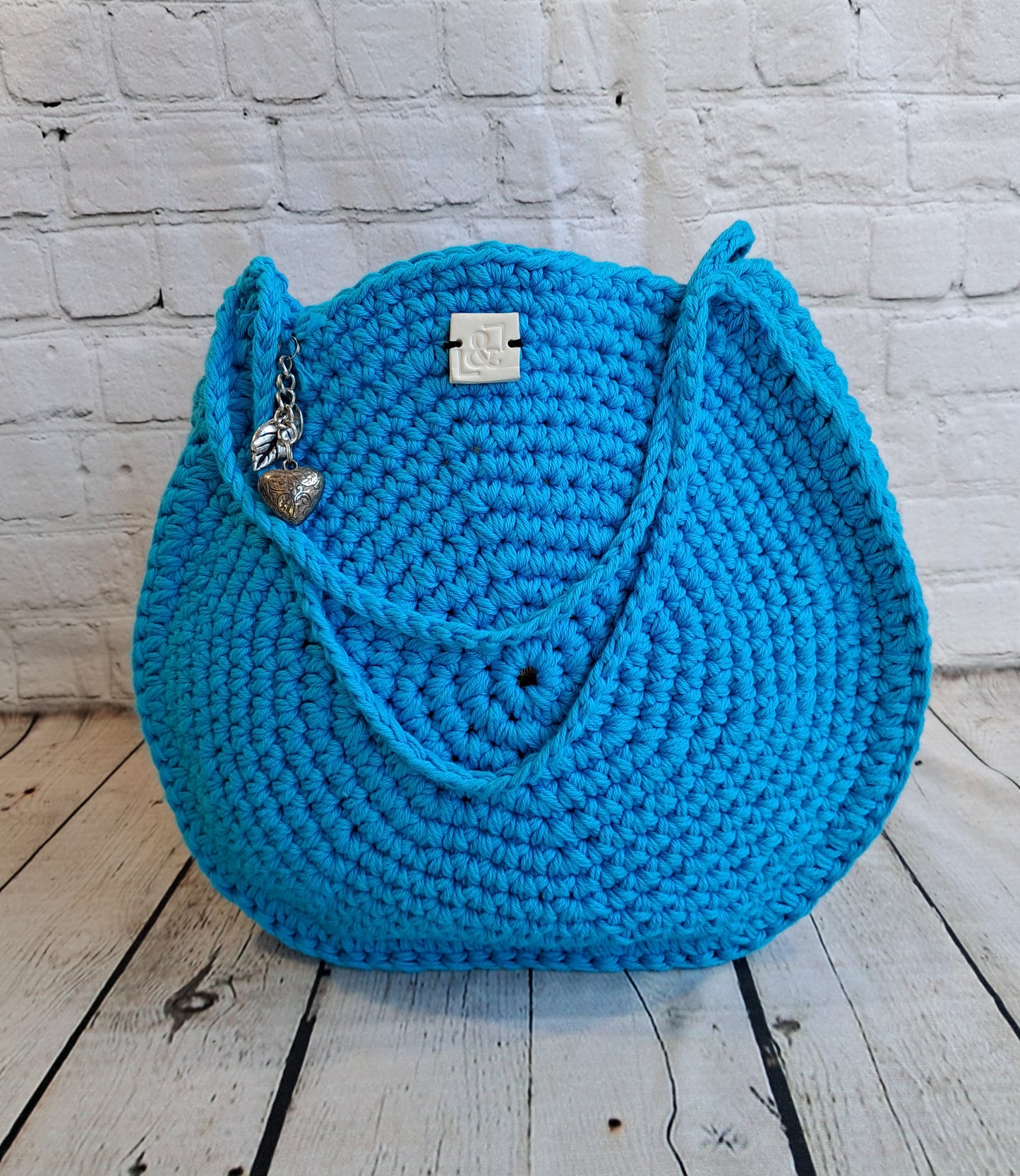 Bolso crochet redondo