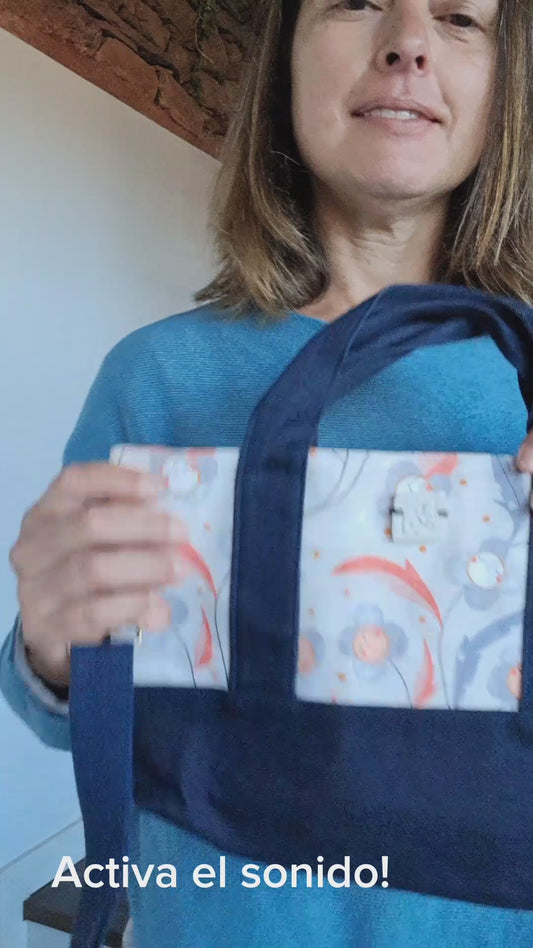 Bolso Margarita bandolera de tela