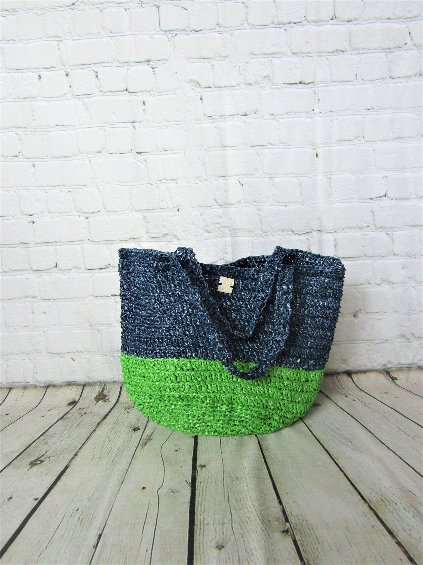 Bolso rafia para la playa - lucandlia